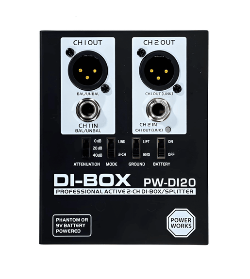 Powerworks PW - DI - 20 Professional DI Box - 