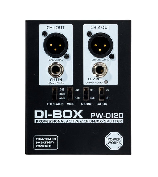Powerworks PW - DI - 20 Professional DI Box - 