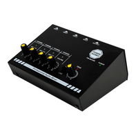 PowerWorks PW - MIX - 400 4 - channel Mini Audio Mixer - 
