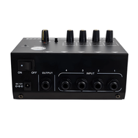 PowerWorks PW - MIX - 400 4 - channel Mini Audio Mixer - 