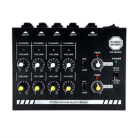 PowerWorks PW - MIX - 800 8 - Channel Mini Audio Mixer - 