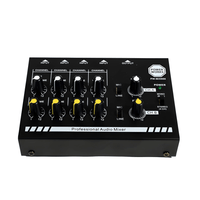 PowerWorks PW - MIX - 800 8 - Channel Mini Audio Mixer - 