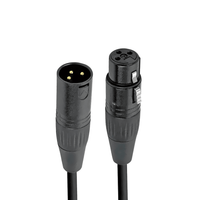 PowerWorks PW - XLR310BK 10M XLR Male to Female Speaker Cable - 
