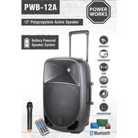 Powerworks PWB - 12A Portable PA Speaker 12