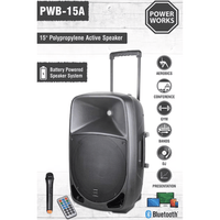 Powerworks PWB - 15A Portable PA Speaker 15