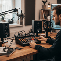 PowerWorks R902BT - USB 8 - channel Analogue Mixer - 