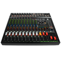 PowerWorks X2004BT - USB 8 Mono and 2 Stereo Channel Analogue Mixer - 