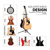 Prolok PGS-402 Double Guitar Stand with Neck Support - 