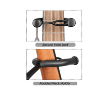 Prolok PGS-402 Double Guitar Stand with Neck Support - 