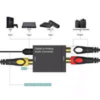 QTX 128.899TVA Digital to Analog Audio Converter (Toslink/Coaxial In to 2 RCA Out) - 