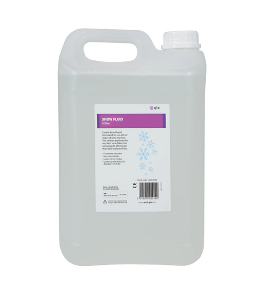 QTX 160.579 5-Litre Water-Based High-Density Snow Effect Fluid - 5015972029190