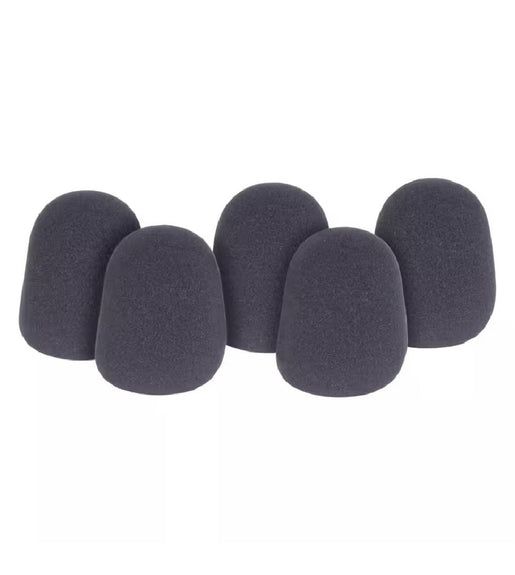 QTX 188.009QX Microphone Windshield Pack of 5 Black - 5015972218700