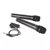 Qtx U – Mic – 863.2+864.8 Dual Handheld Microphone Uhf 863.2MHZ + 864.8MHZ - 5015972213896