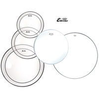 Remo EN - BA12 - PP Encore Ambassador & Pinstripe Tom Drumheads 5 Pack - 757242449813