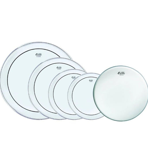 Remo EN - BA12 - PP Encore Ambassador & Pinstripe Tom Drumheads 5 Pack - 757242449813