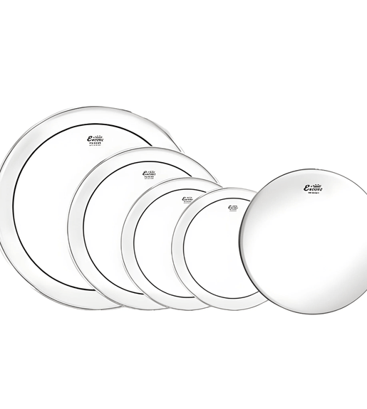 Remo EN - BA12 - PP Encore Ambassador & Pinstripe Tom Drumheads 5 Pack - 757242449813