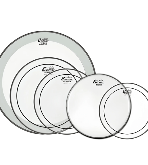 Remo EN - PS50 - PP Encore Drum Head Set Pro Pack of 5 - 757242483237