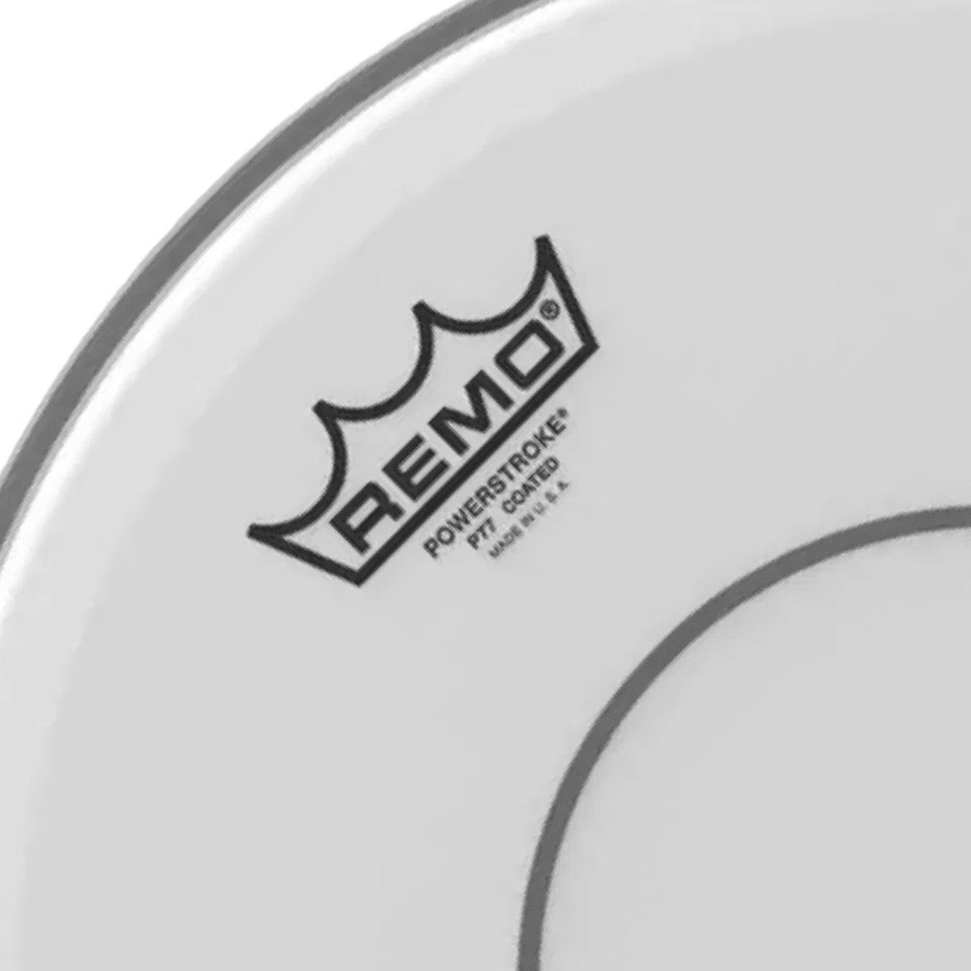 Remo P7 - 0114 - C2 77" Powerstroke Coated Clear Dot Snare Drumhead - 757242542897