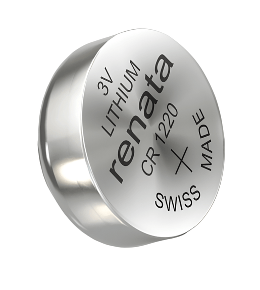 Renata CR1220 Lithium Coin Cell Battery - Pack of 1 - 0040048062738