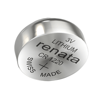 Renata CR1220 Lithium Coin Cell Battery - Pack of 1 - 0040048062738