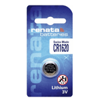 Renata CR1620 Lithium Coin Cell Battery - Pack of 1 - 785618117622