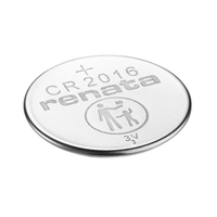 Renata CR2016 Lithium Coin Cell Battery - Pack of 1 - 785618195927