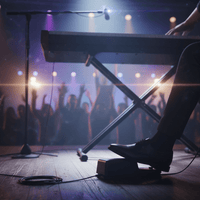 Roland DP - 10 Piano - Style Sustain Pedal with Half - Damper Control - 4957054087562