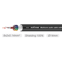 Roxtone MSL8CL6 8-Way XLR Male to 8-Way XLR Female Multicore Studio Loom (6 Meters) - 6975165354326