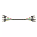 Roxtone MUC400L9 4-Channel XLR Male-Female Link Cable - 9m - 
