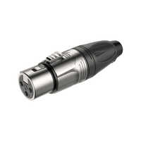 Roxtone MUC410L3 4 - Way XLR Male to 4 - Way XLR Female Multicore Extension Cable (3 Meters) - 