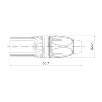 Roxtone MUC410L3 4 - Way XLR Male to 4 - Way XLR Female Multicore Extension Cable (3 Meters) - 