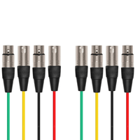 Roxtone MUC410L6 Extension Cable 4 XLR Male - 4 XLR Female 6m - 