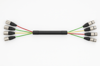 Roxtone MUC410L6 Extension Cable 4 XLR Male - 4 XLR Female 6m - 
