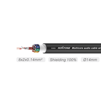 Roxtone MUC840L6 8-Channel XLR Male to 8-Channel XLR Female Snake Cable - 6m - 