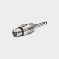 Roxtone RA2XFJM 6.35mm Mono Jack to 3 - Pin XLR Female Adapter - 6974435412148