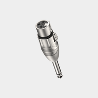 Roxtone RA2XFJM 6.35mm Mono Jack to 3 - Pin XLR Female Adapter - 6974435412148