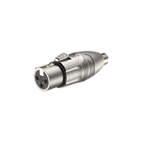 Roxtone RA2XFPF 3 - Pin XLR Female to RCA Female Audio Adapter - 6974700879232