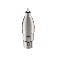 Roxtone RA2XFPM 3 - Pin XLR Female to RCA Male Audio Adapter - 