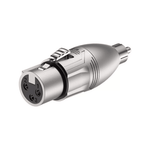 Roxtone RA2XFPM 3 - Pin XLR Female to RCA Male Audio Adapter - 
