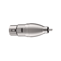 Roxtone RA2XFPM 3 - Pin XLR Female to RCA Male Audio Adapter - 