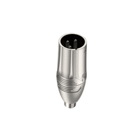 Roxtone RA2XMPF 3-Pin XLR Male to RCA Female Audio Adapter - 