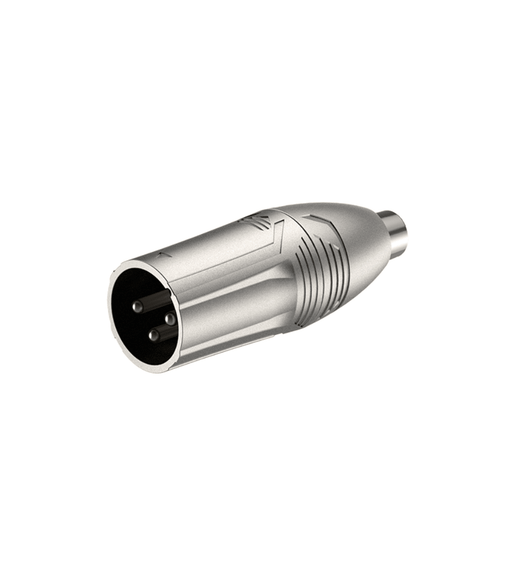 Roxtone RA2XMPF 3-Pin XLR Male to RCA Female Audio Adapter - 