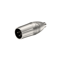 Roxtone RA2XMPF 3-Pin XLR Male to RCA Female Audio Adapter - 