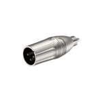 Roxtone RA2XMPM 3 - Pin XLR Male to RCA Male Audio Adapter - 
