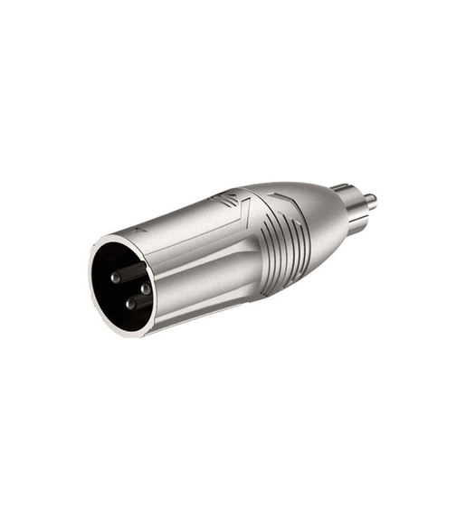 Roxtone RA2XMPM 3 - Pin XLR Male to RCA Male Audio Adapter - 