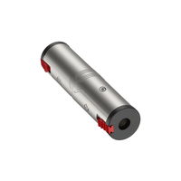 Roxtone RA3JFF Stereo Jack Adapter - 6.35mm Female to 6.35mm Female with Lock - 