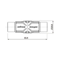 Roxtone RA3XFF XLR 3 Pin Female to XLR 3 Pin Female Adaptor - 6974435410467