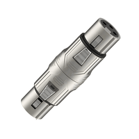 Roxtone RA3XFF XLR 3 Pin Female to XLR 3 Pin Female Adaptor - 6974435410467