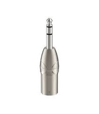 Roxtone RA3XMJM 6.3mm Stereo Jack (TRS) Male to 3 - Pin XLR Male Audio Adapter - 6974435412179