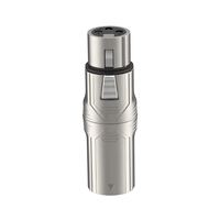 Roxtone RA5XM3XF 5 - Pin XLR Male to 3 - Pin XLR Female Adapter - 